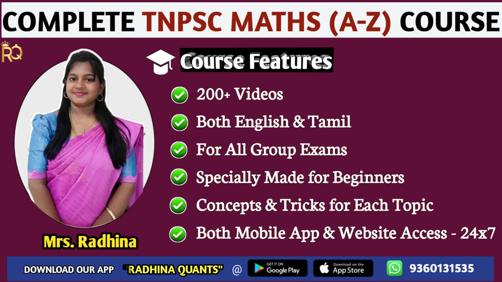 TNPSC MATHS (A to Z) - All Group Exams