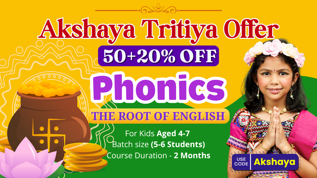  2-Month Phonetics Course on Zoom (P11 = 4-7 Year) 