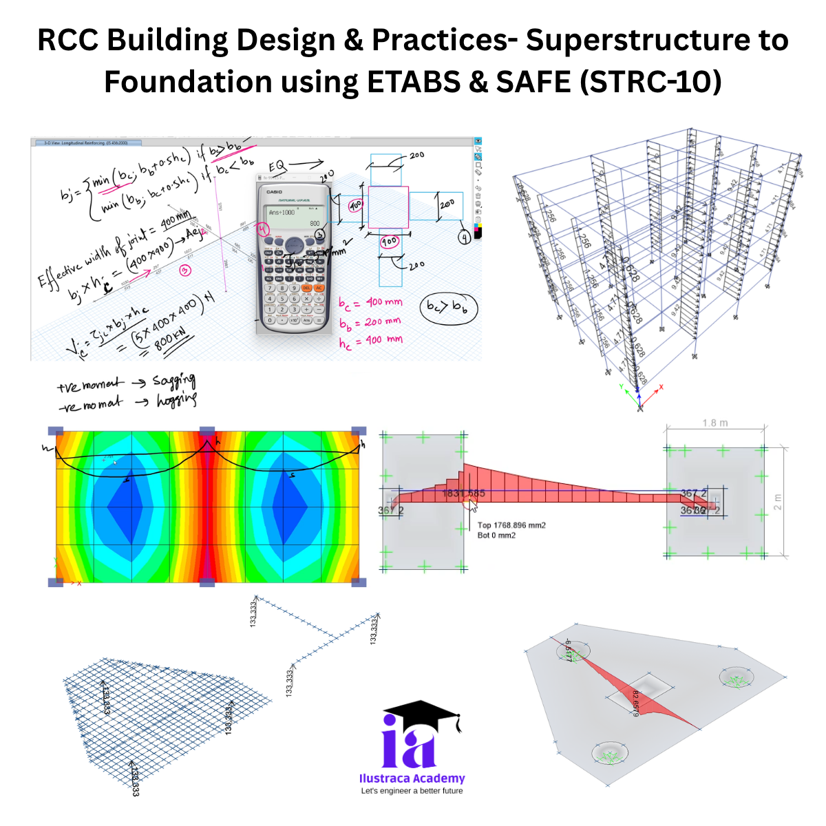 RCC Building Design & Practices- Superstructure to Foundation using ETABS & SAFE (STRC-10)