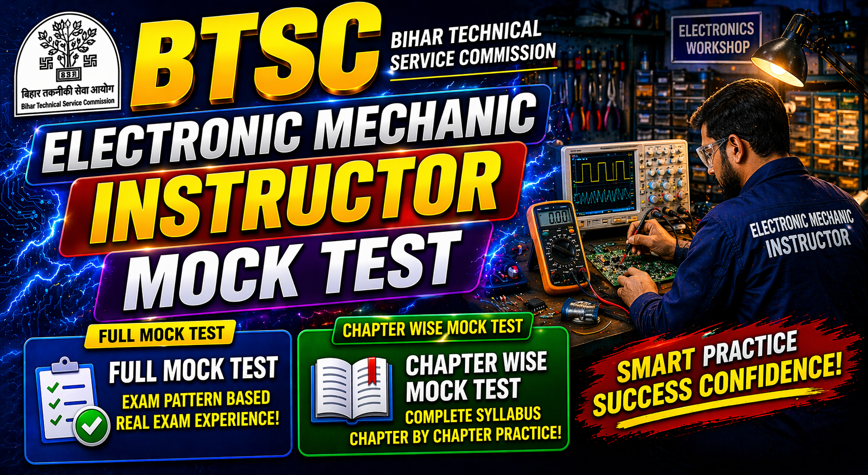 BTSC Electronic Mechanic Instructor Mock Test