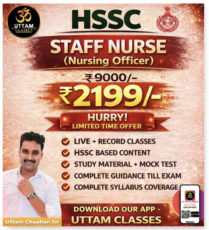 HSSC STAFF NURSE CRASH COURSE