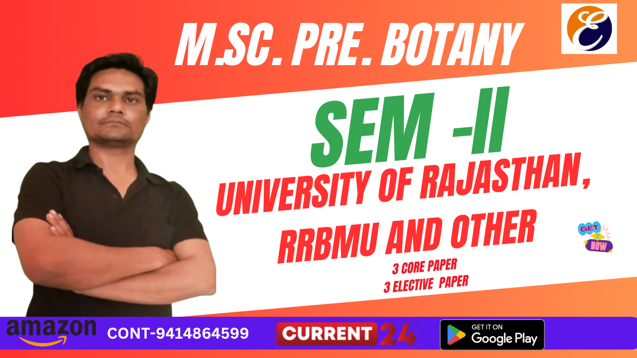 M.SC PRE SEM -II UOR, RRBMU