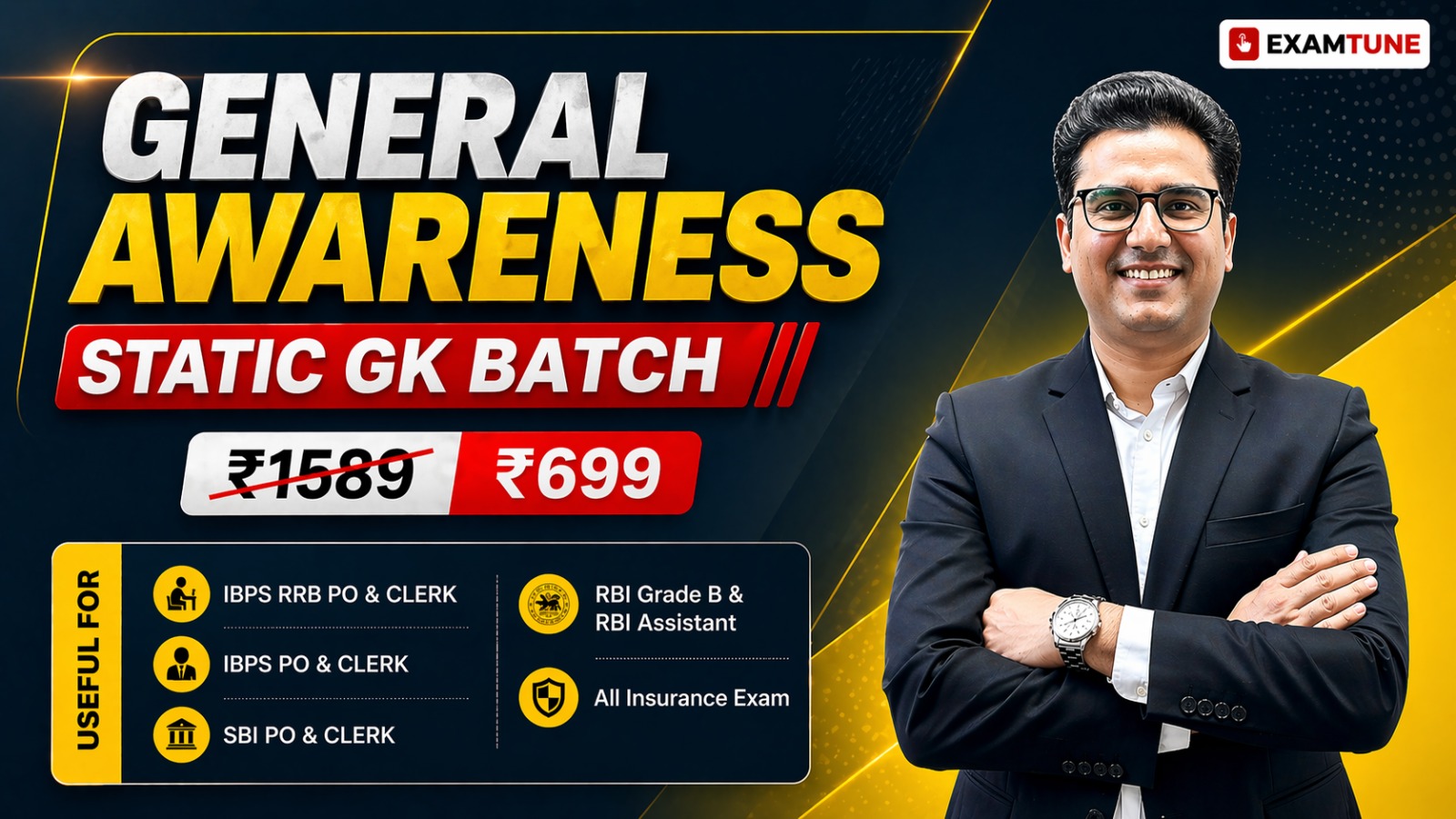 General Awareness – Static GK Batch (For All Banking & Insurance Exams) By Vivek Sir