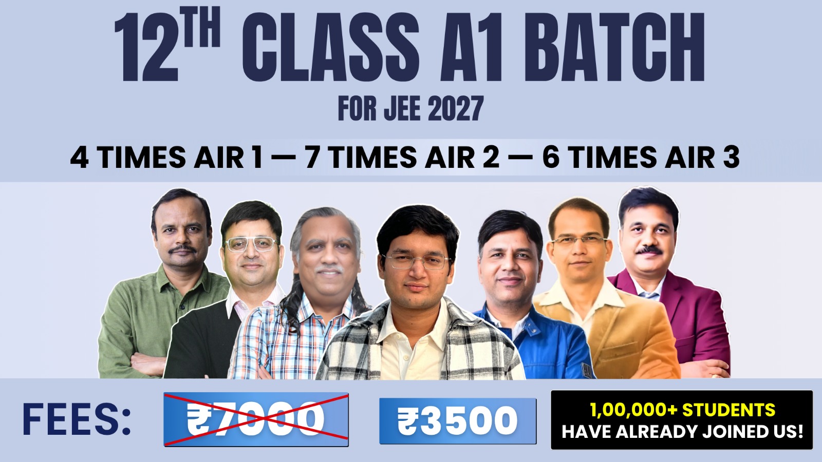 JEE 2027: 12th Class A1 Batch