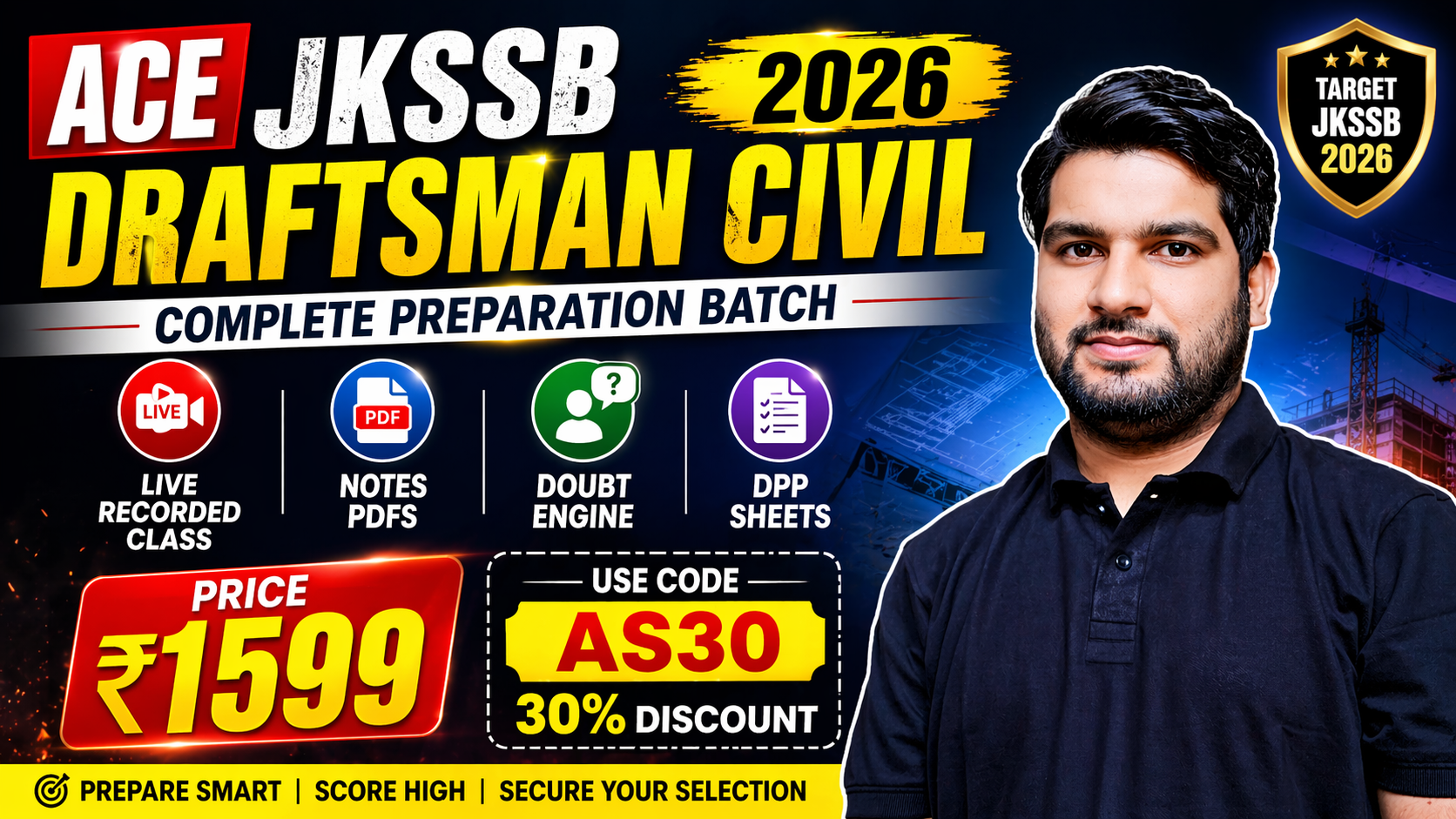 Draftsman Civil Batch- JKSSB 2026