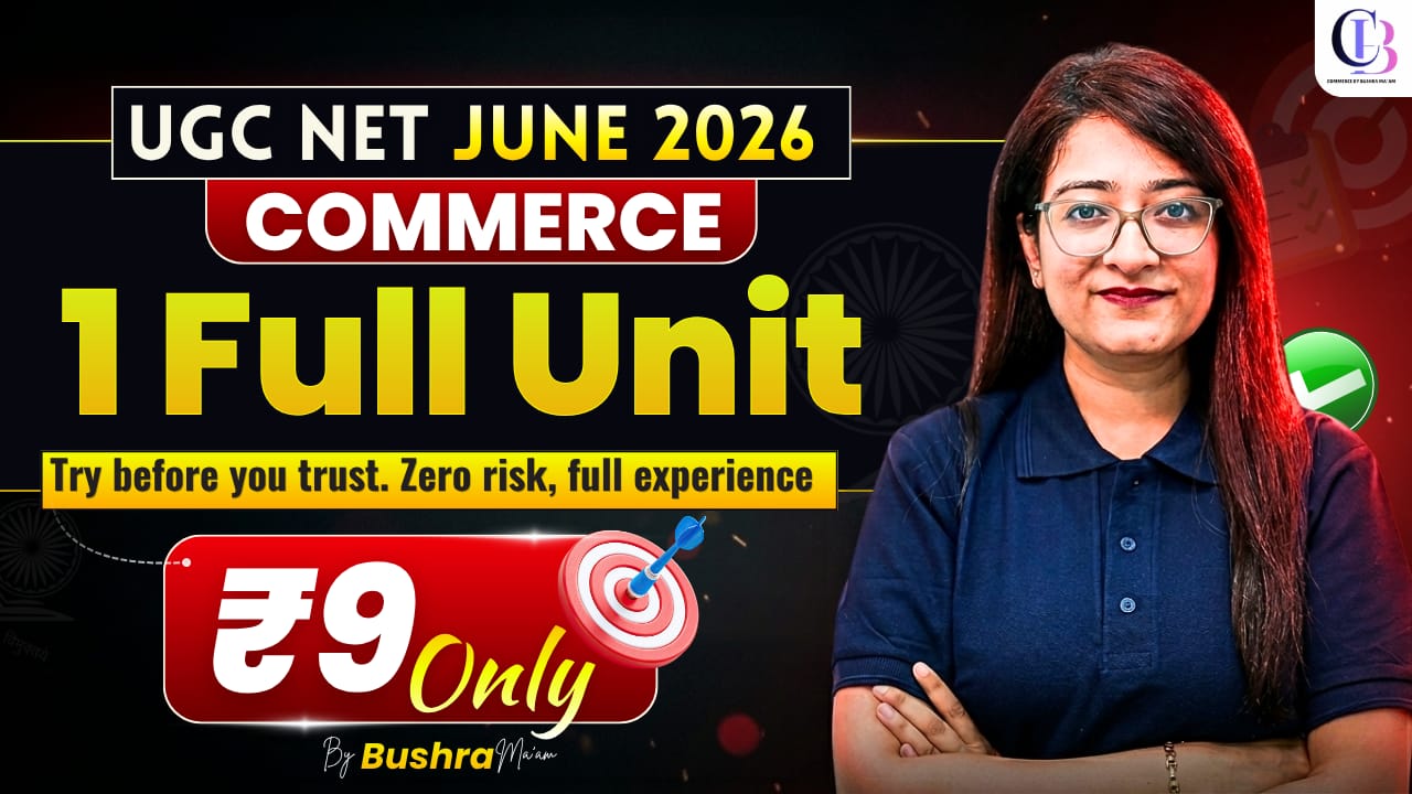 UGC NET JUNE 2026 | COMMERCE | FREE COURSE