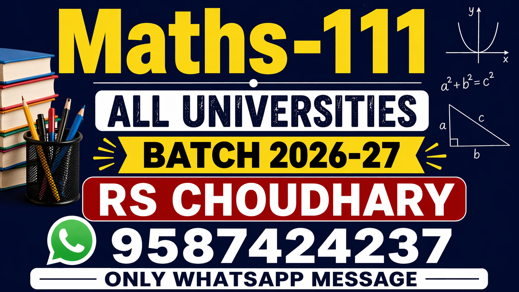 MATHS - 111