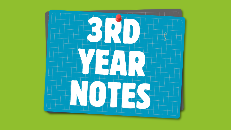 3rd YEAR NOTES