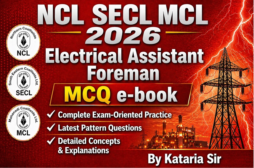 SECL MCL NCL  ASSISTANT FOREMAN E - BOOK ELECTRICAL  