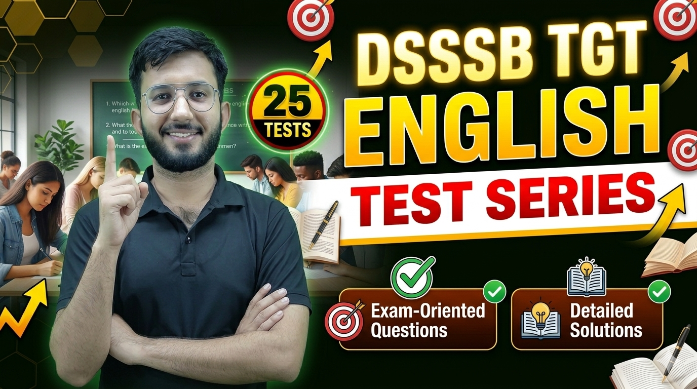 DSSSB TGT English Test Series