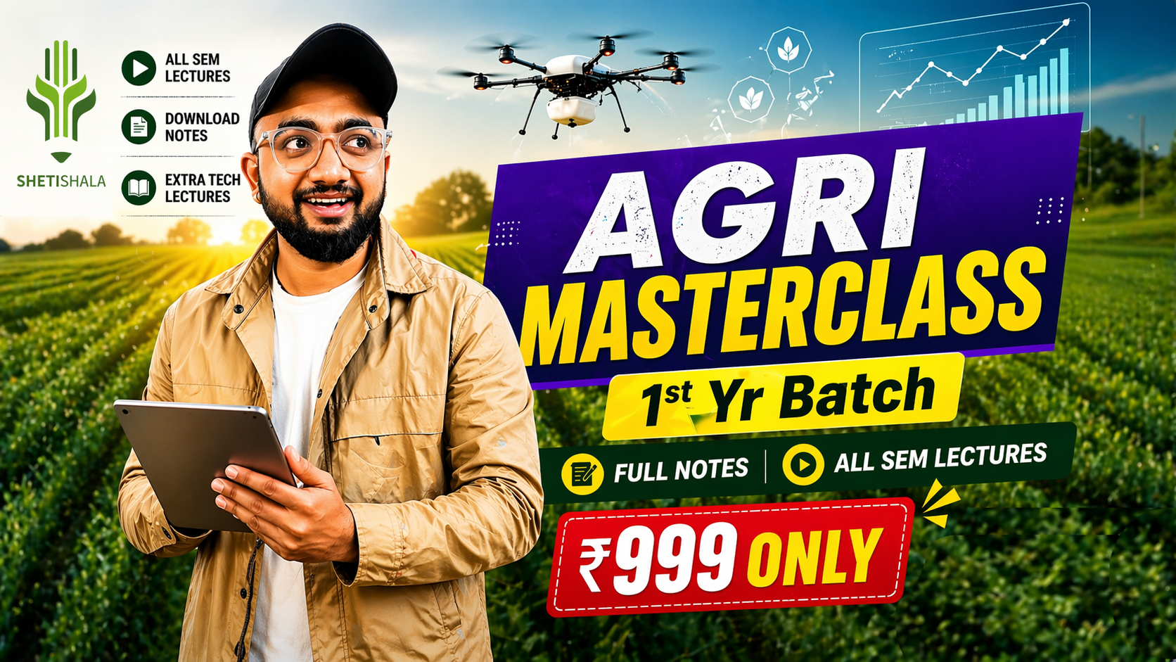 AgriMasterclass: 1st year Learning Course by Shetishala