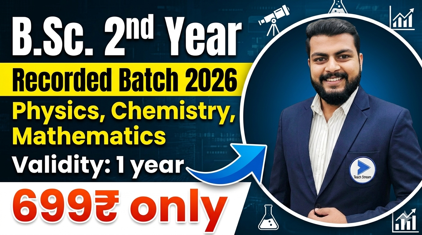 B.Sc. 2nd Year Math Group 2026. 3rd & 4th Sem. Recorded Batch. 