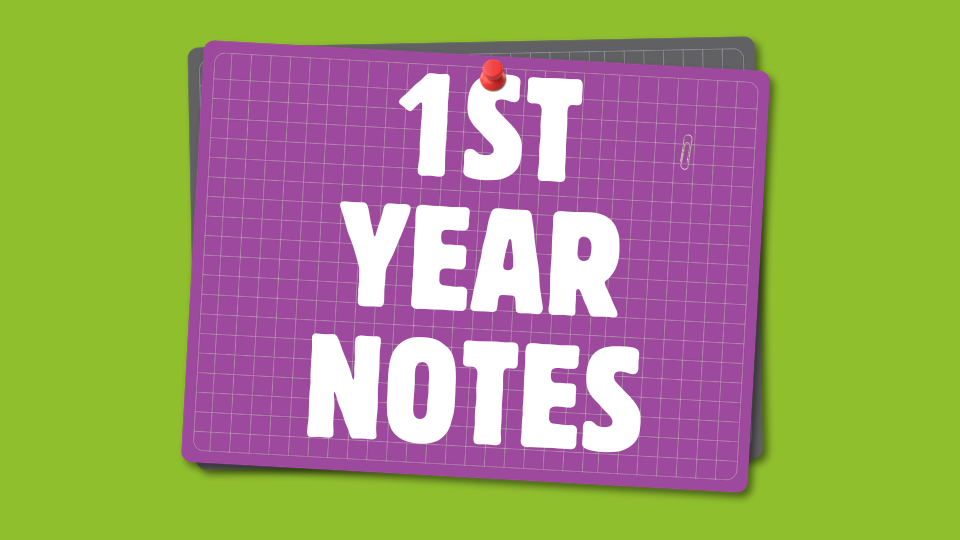 1st YEAR NOTES