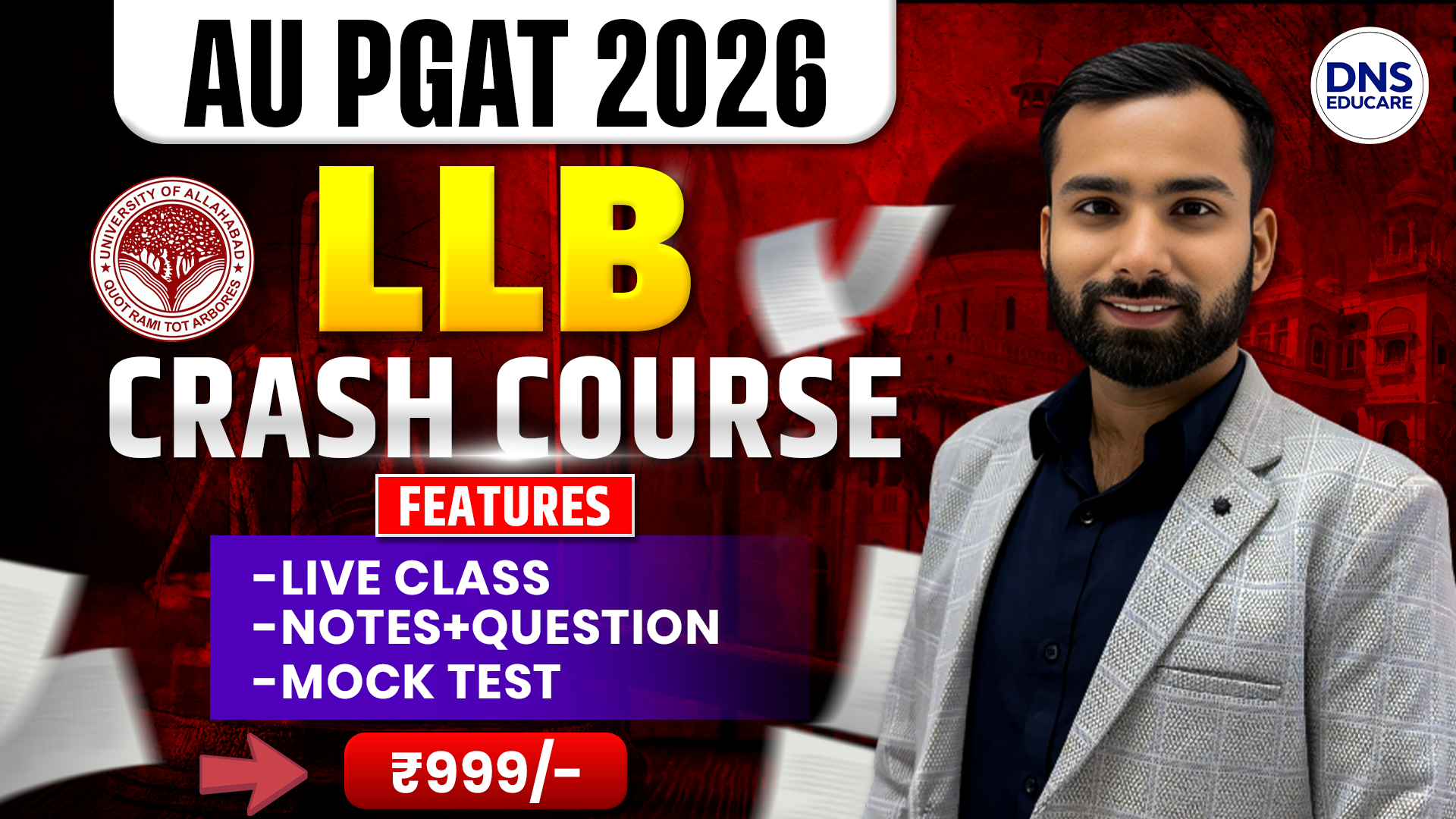 AU LLB PGAT 2026 Crash Course 