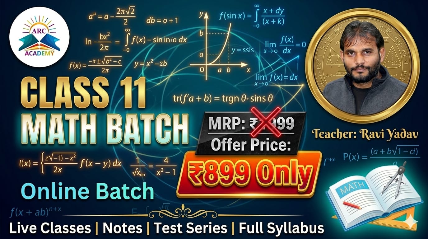 CLASS - 11TH MATHS 