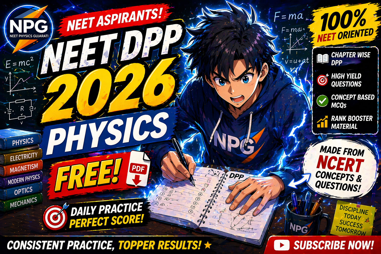 NEET Physics DPP 2026 – FREE (NPG)
