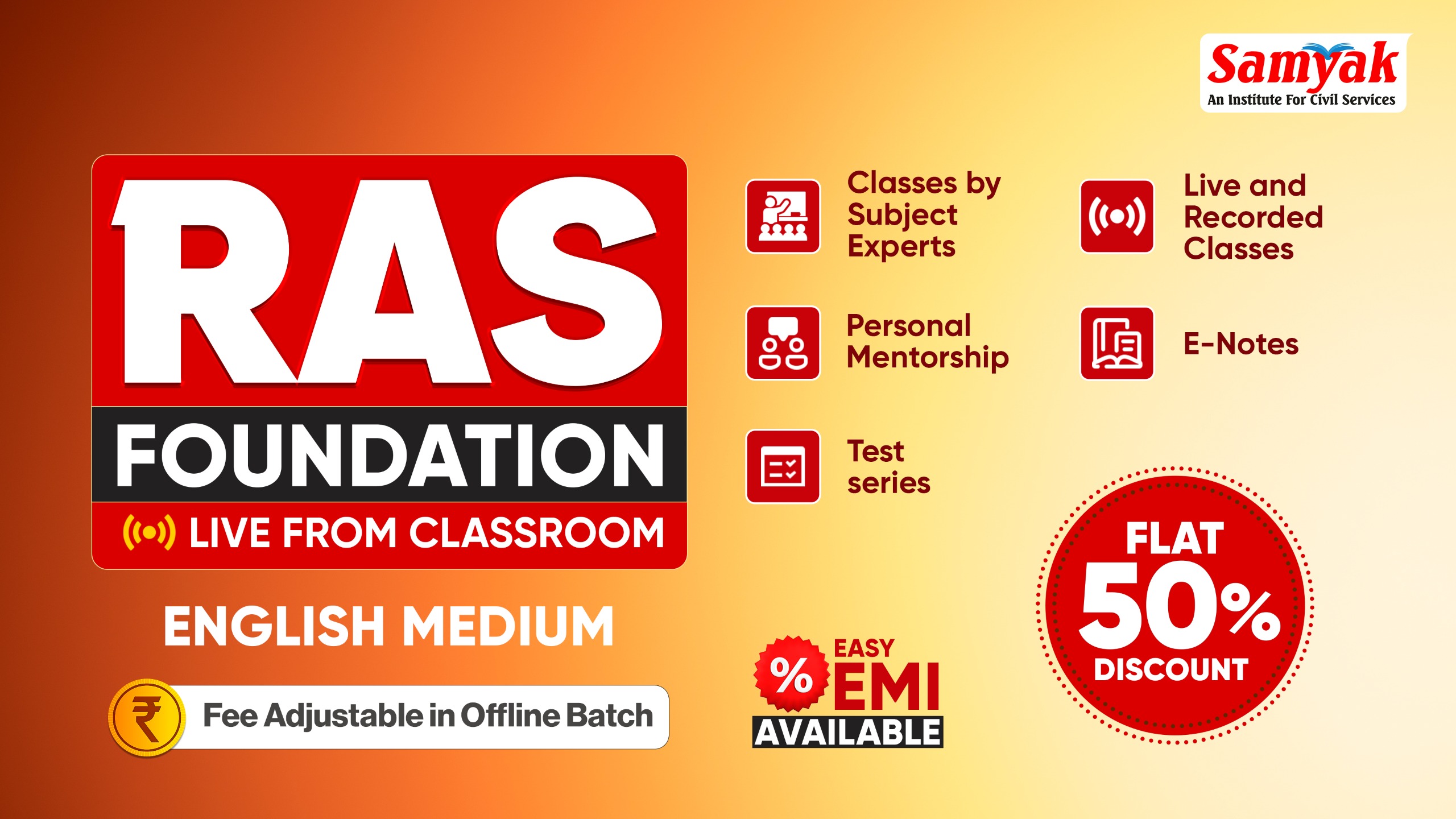 RAS Foundation Course Live From Classroom | English Medium | April 2026