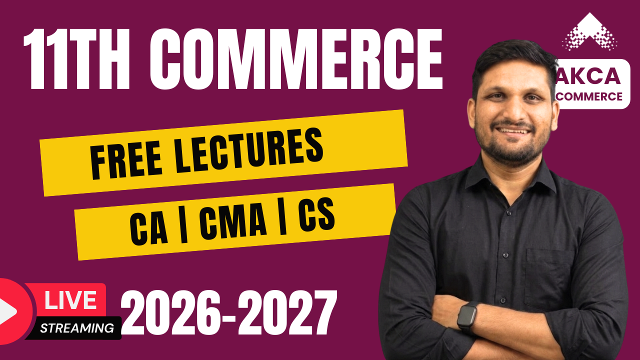11th COMMERCE 2026-27 | FREE DEMO BATCH