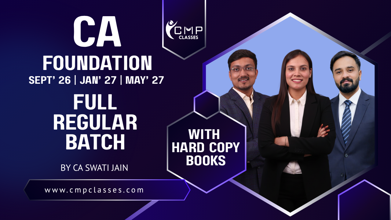 CA FOUNDATION New Syllabus All Subjects Full Batch