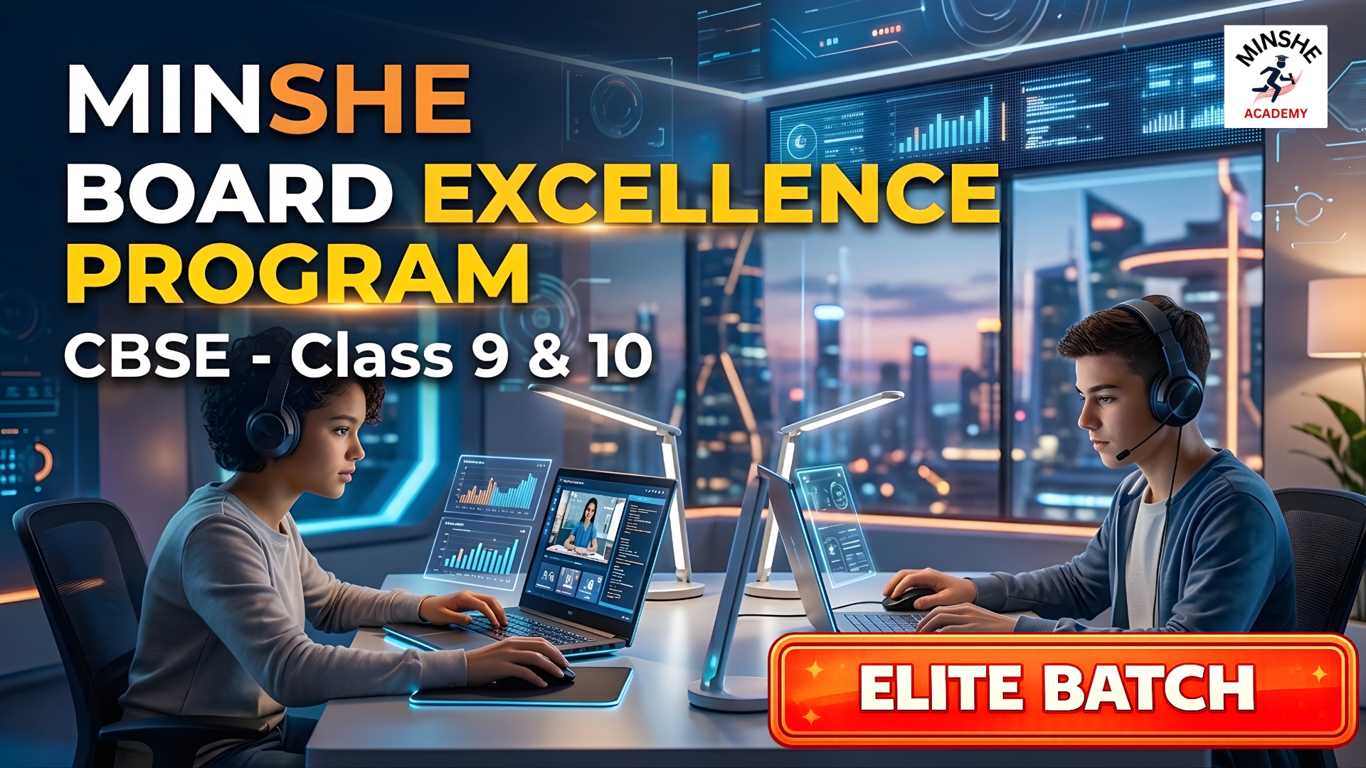 🎓MINSHE Board Excellence Program 📘Class 9 & 10 ✨Elite Batch 