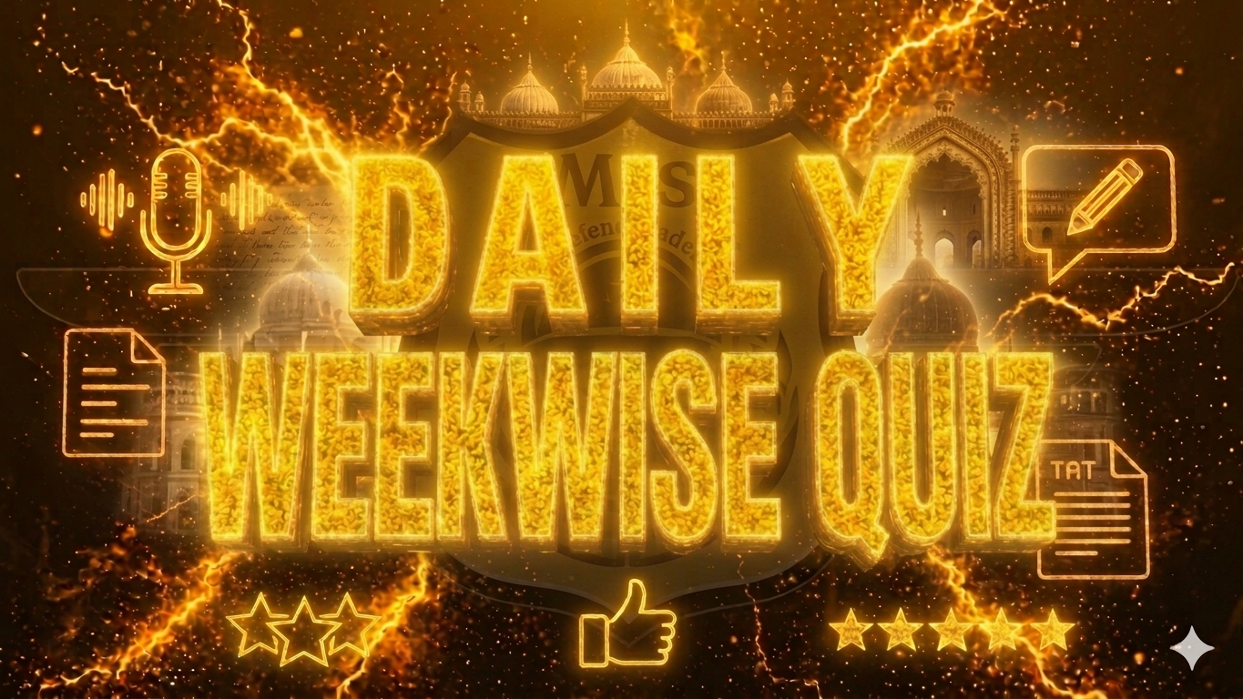 Daily Chapterwise Quiz 