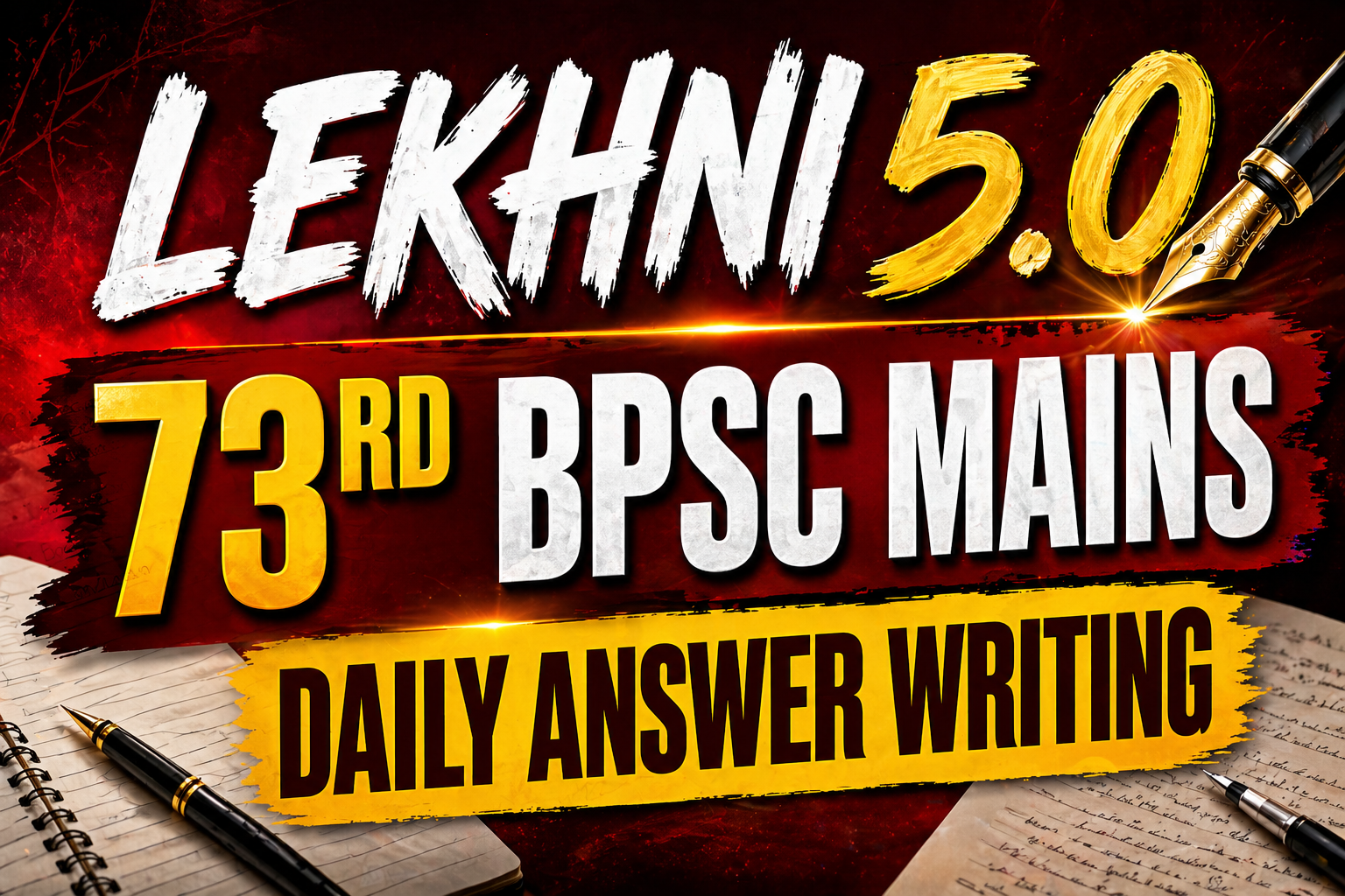 LEKHNI 5.0 - 73rd BPSC 
