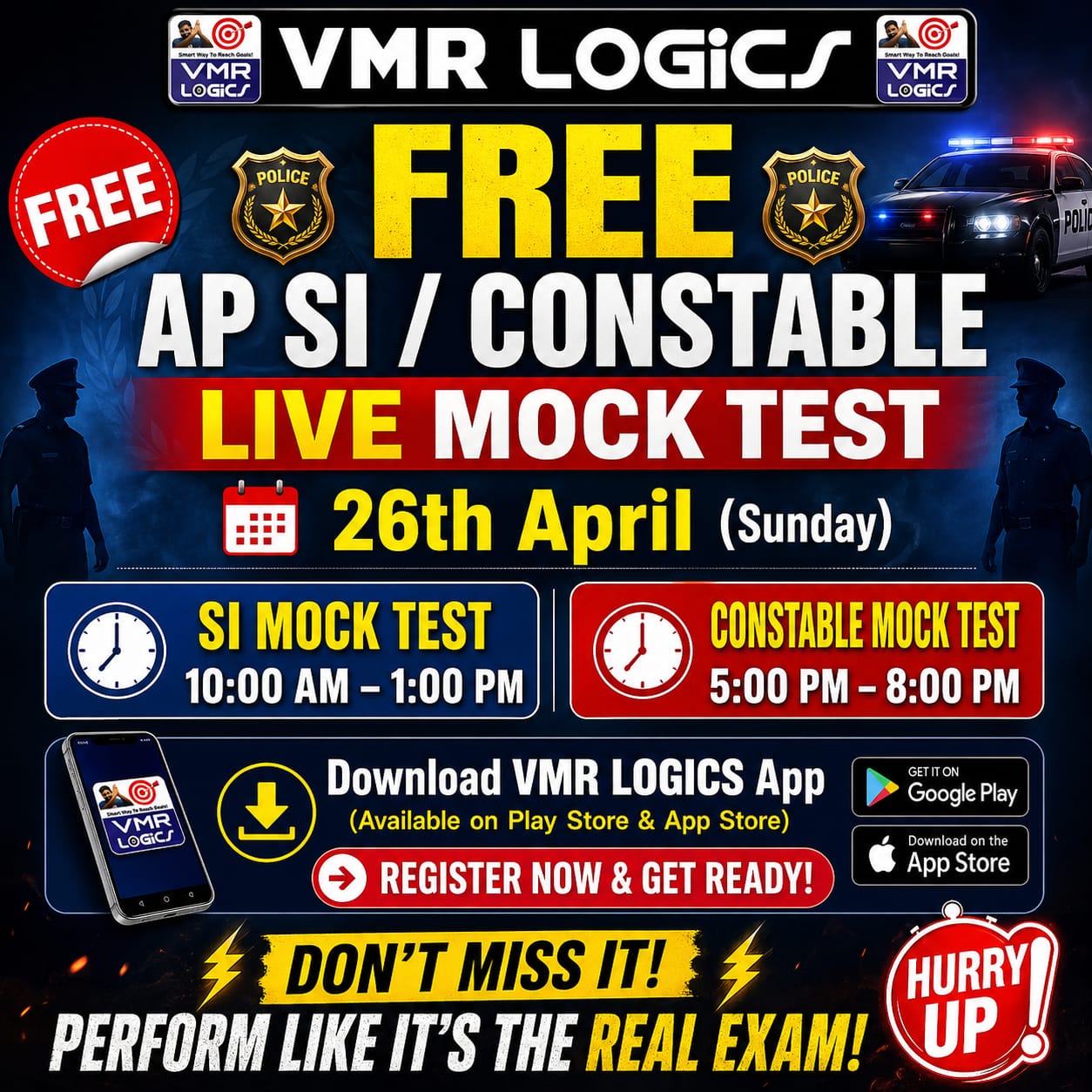AP SI/CONSTABLE FREE MOCK TEST
