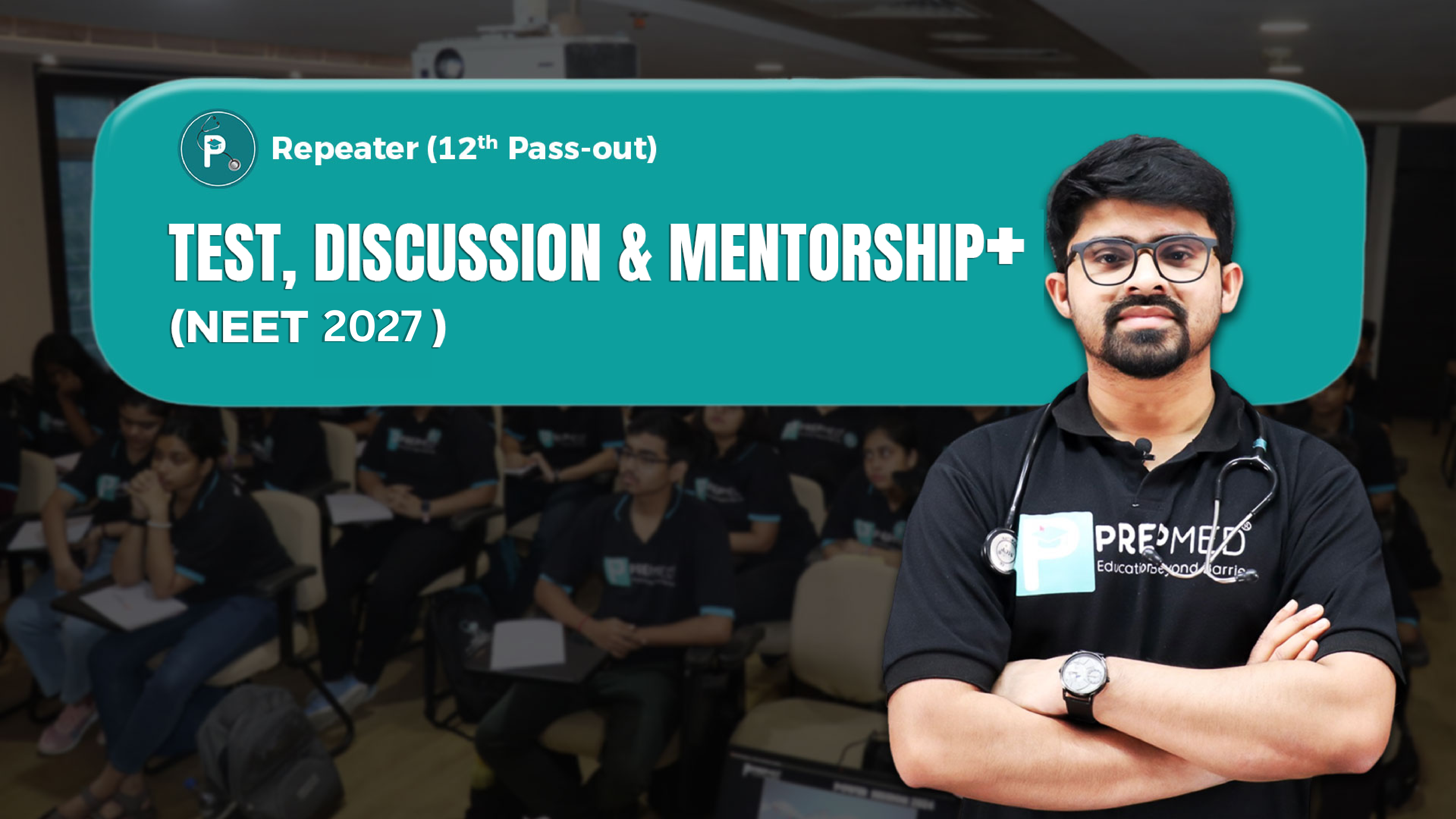 Rudra (Test , Discussion & Mentorship PLUS)+ for NEET UG 2027