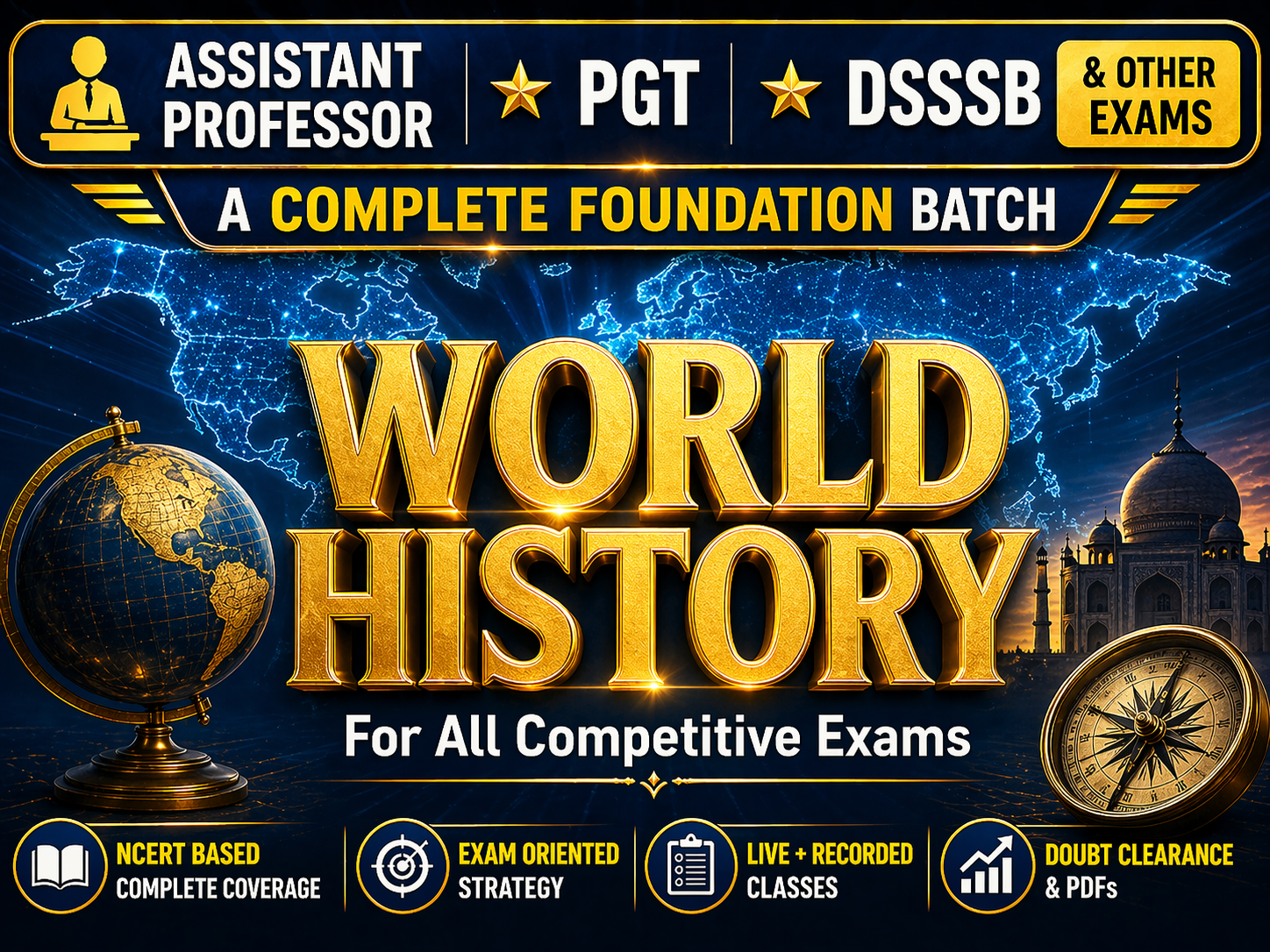 WORLD HISTORY  (विश्व इतिहास)