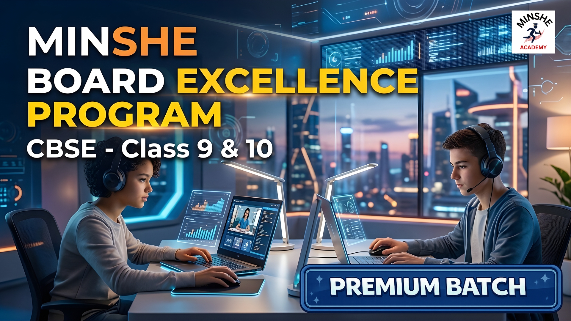 🎓MINSHE Board Excellence Program 📘Class 9 & 10 ✨Premium Batch 💰₹2500/Month ✨3 Months Advance Fee