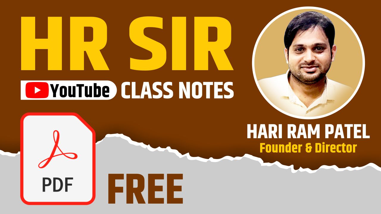 HR PATEL SIR YOU TUBE NOTES