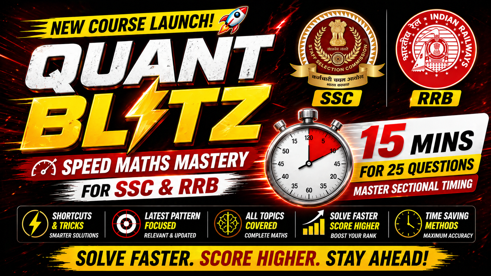 🚀Quant Blitz: Speed Maths Mastery for SSC & RRB