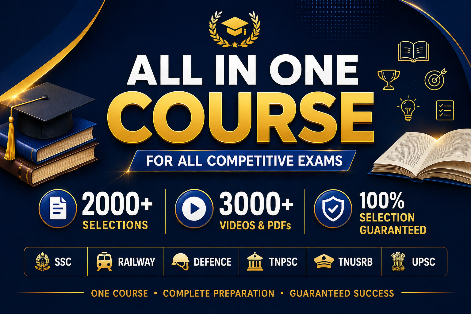 ALL IN ONE COURSE FOR ALL CENTRAL GOVT JOBS