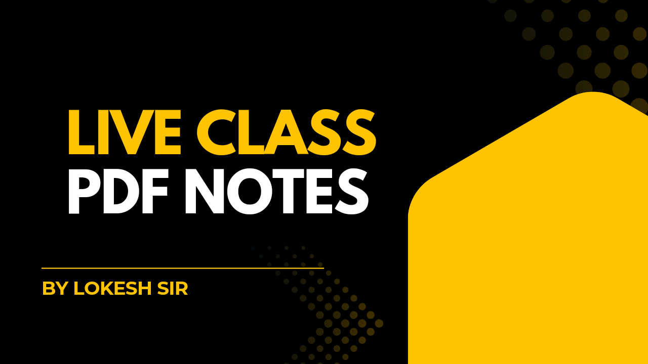 PDF live classes 