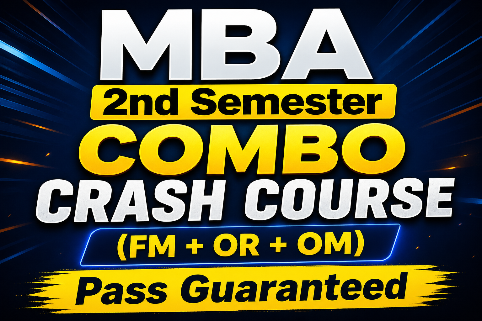 Combo Crash Course (FM+OR+OM)