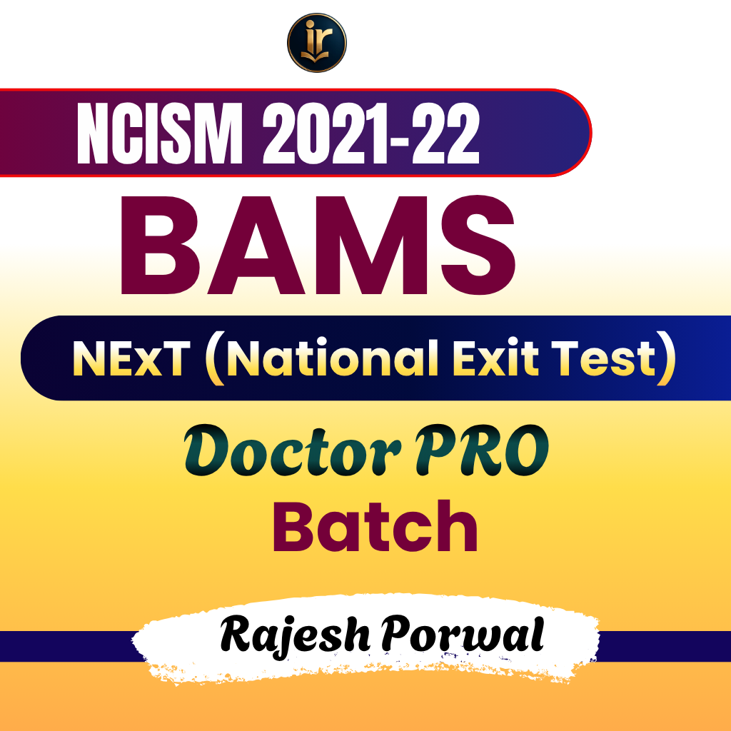 DOCTOR Pro BATCH | BAMS NExT (National Exit Test) 2026-27 Batch Complete Syllabus Exam Orianted Batch Online Live + Video Classes by InReado-LeaningsTeam