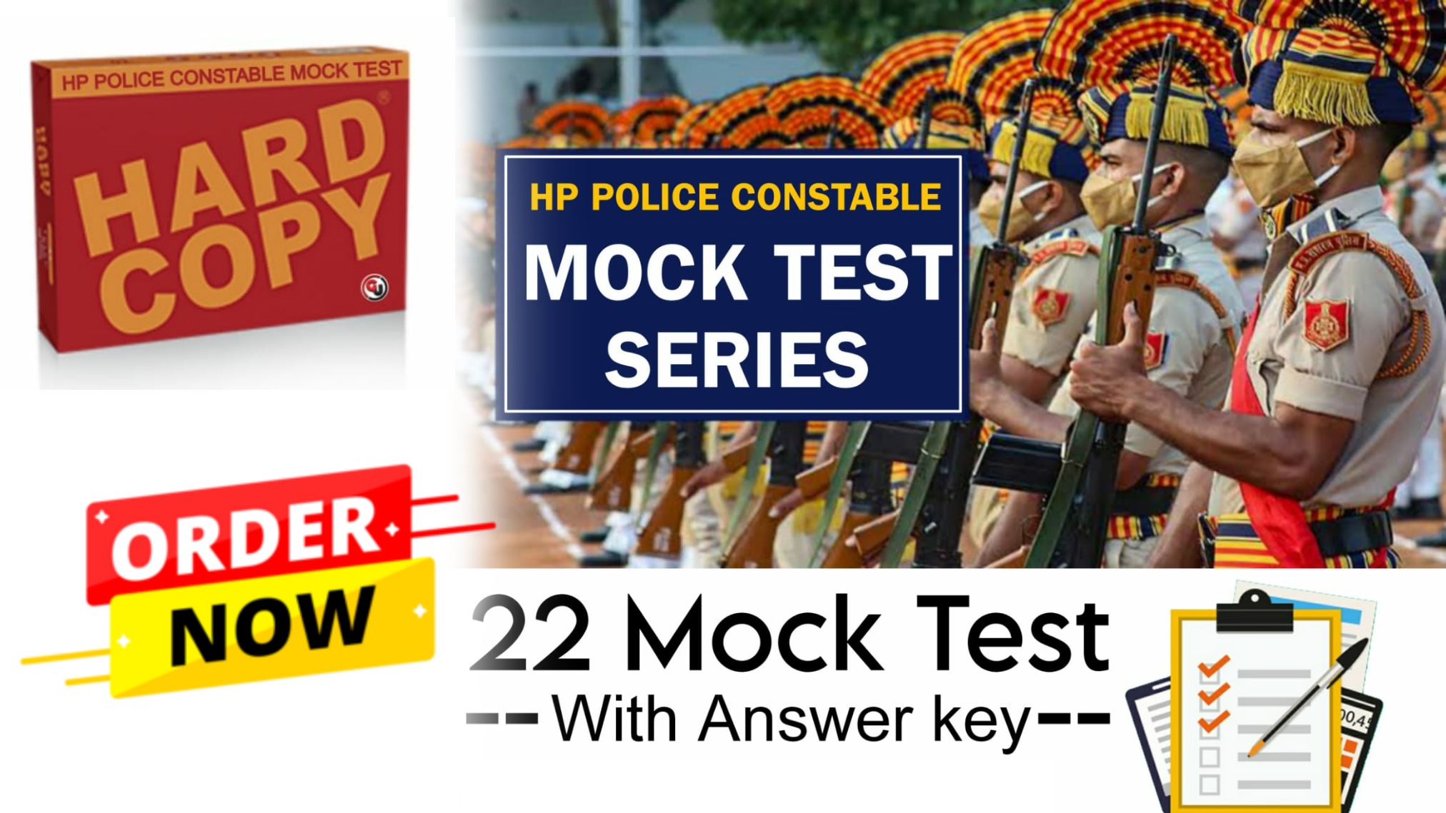 HP Police Constable - (22 Mock Test) - Printable