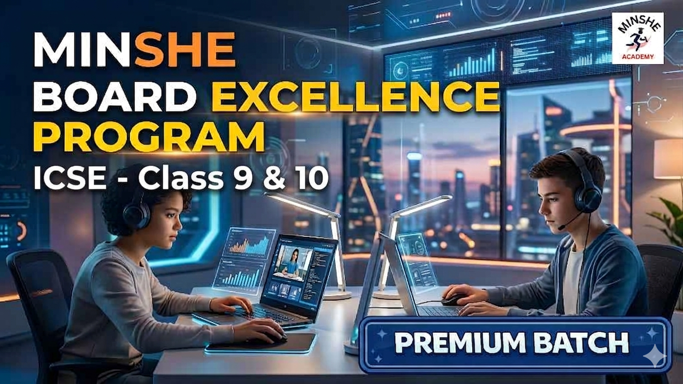 🎓MINSHE Board Excellence Program 📘Class 9 & 10 ✨Premium Batch 💰₹3000/Month ✨3 Months Advance Fee