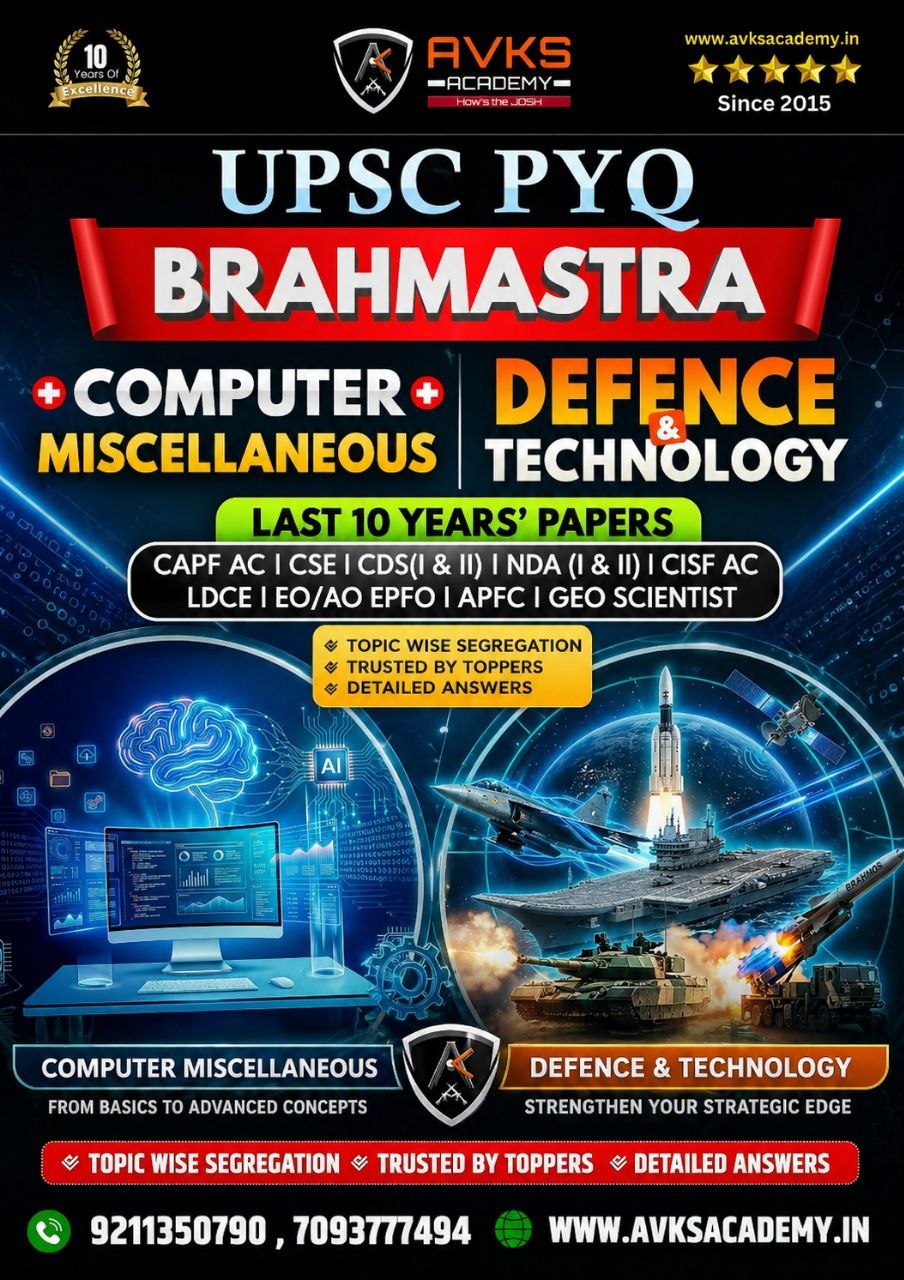 UPSC PYQ BRAHMASTRA- Computer & miscellaneous + Defence & technology