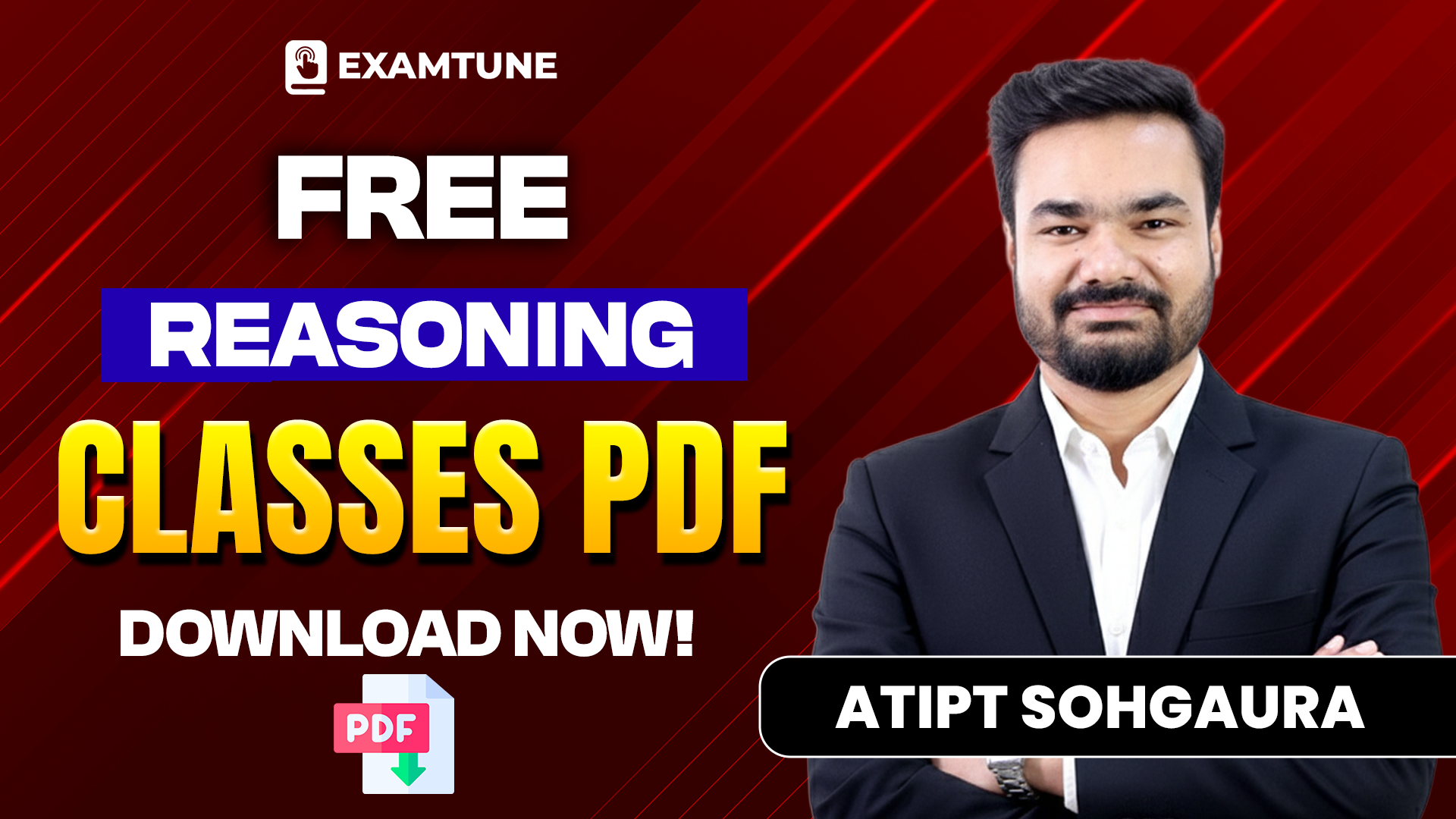 Arpit Sir Free Reasoning Classes PDF | Reasoning | ExamTune