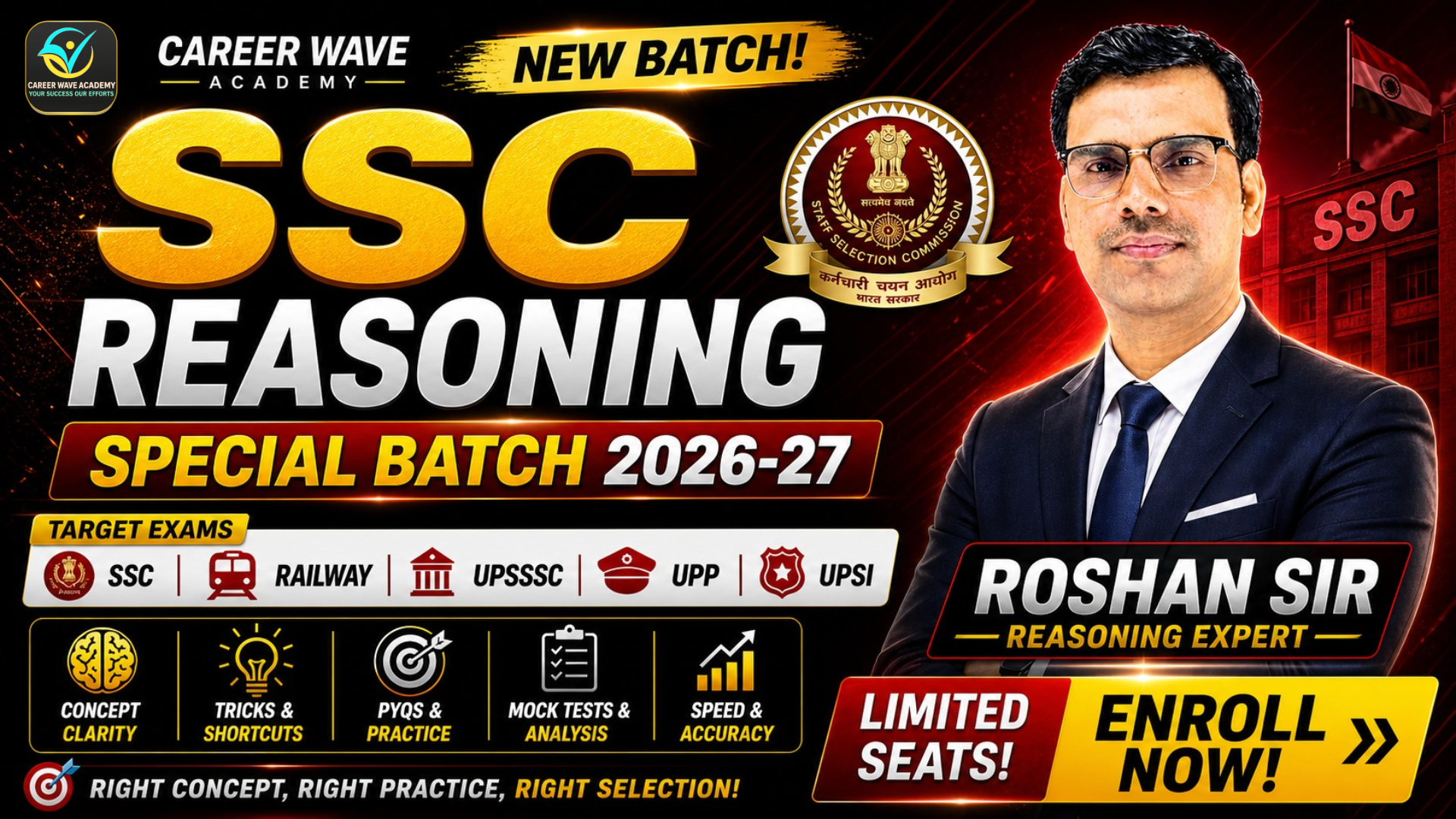 REASONING by Roshan Sir 