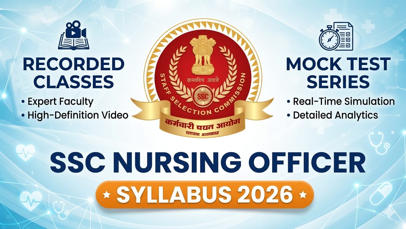 SSC NURSING OFFICER 2026
