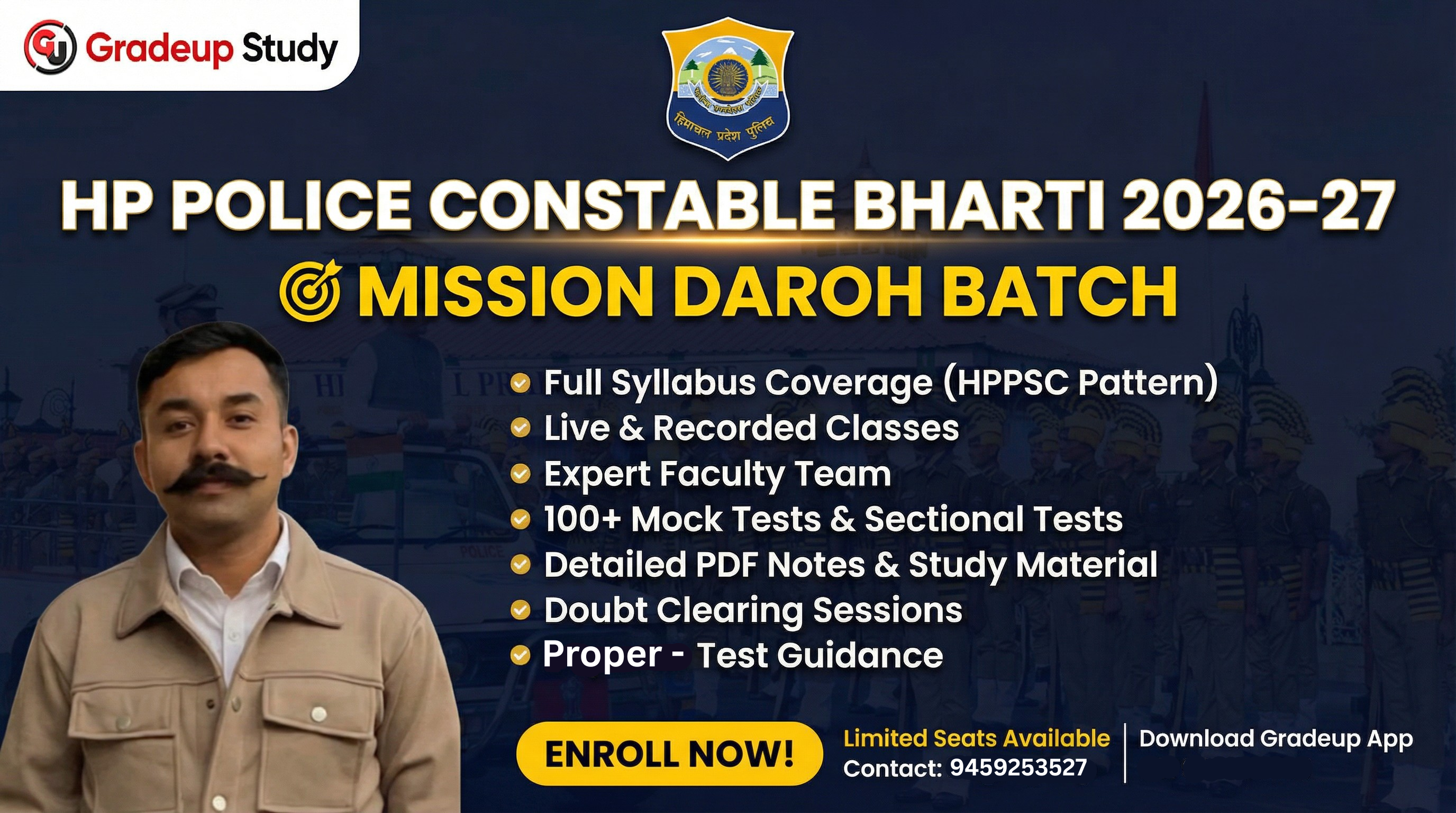 Mission Daroh Batch (New Batch): HP Police Constable Exam 2026-27