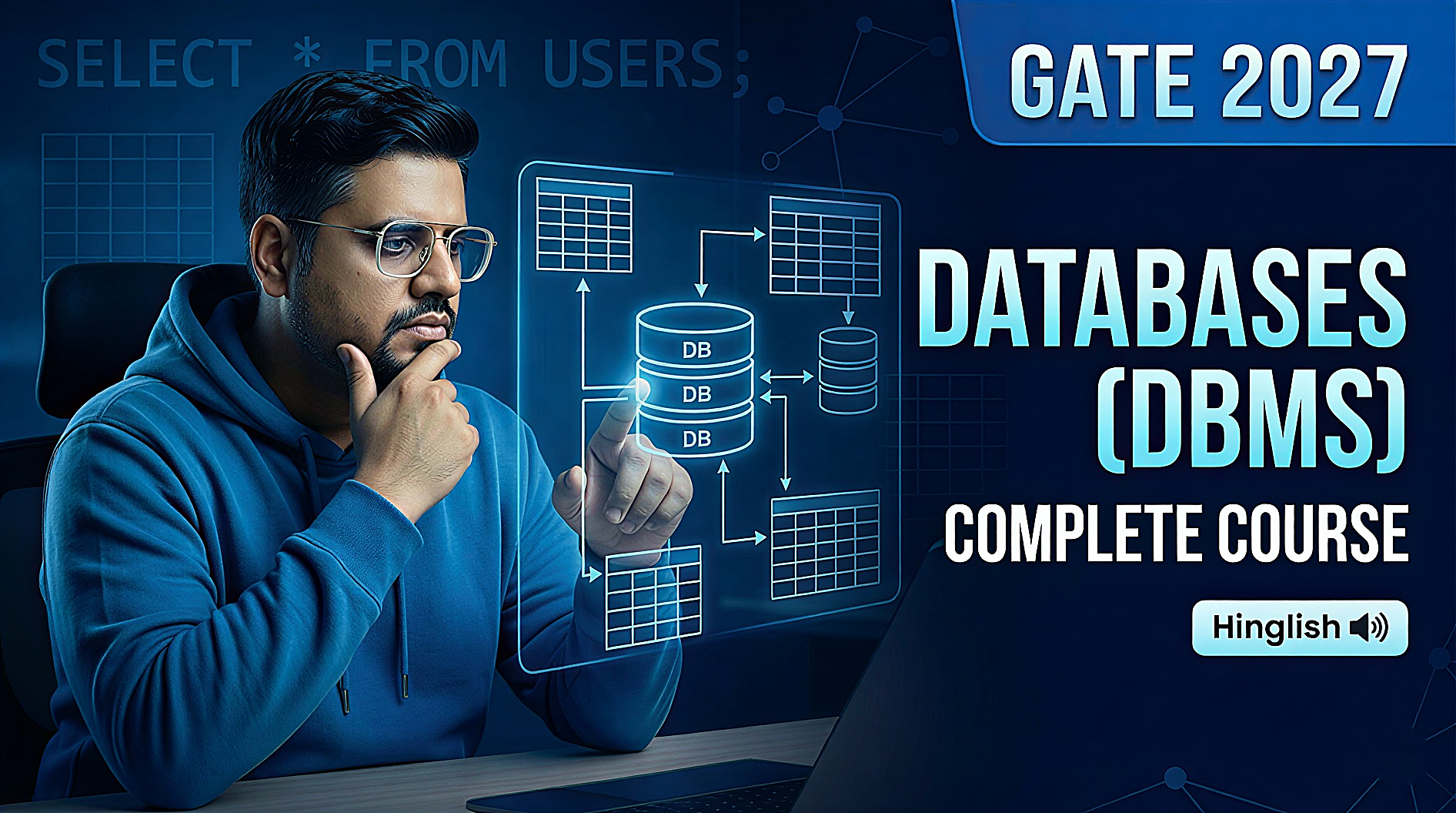 Databases (DBMS) for GATE 2027 by Amit Khurana Sir | 🔊 Hinglish