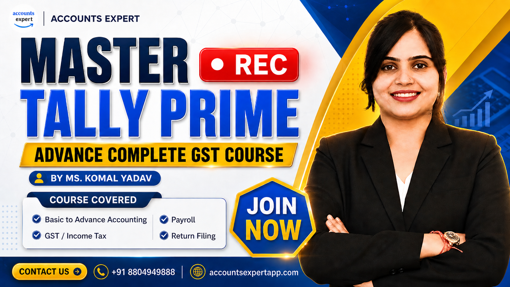 Master Diploma in Advanced Tally Prime with GST