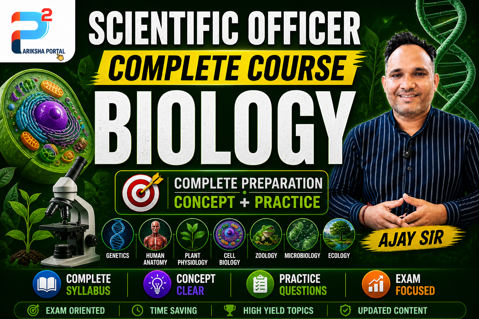 MPPSC Scientific Officer  (Biology) 2026
