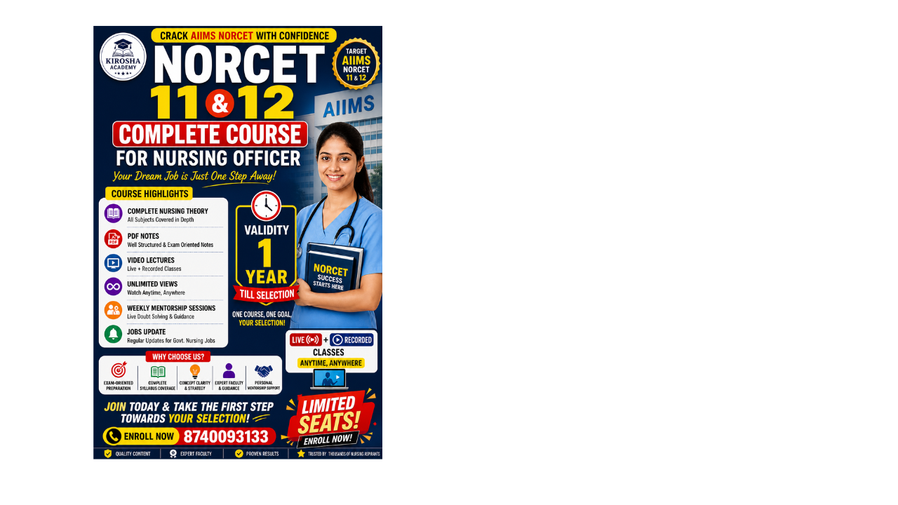 NORCET 11 PRO BATCH 