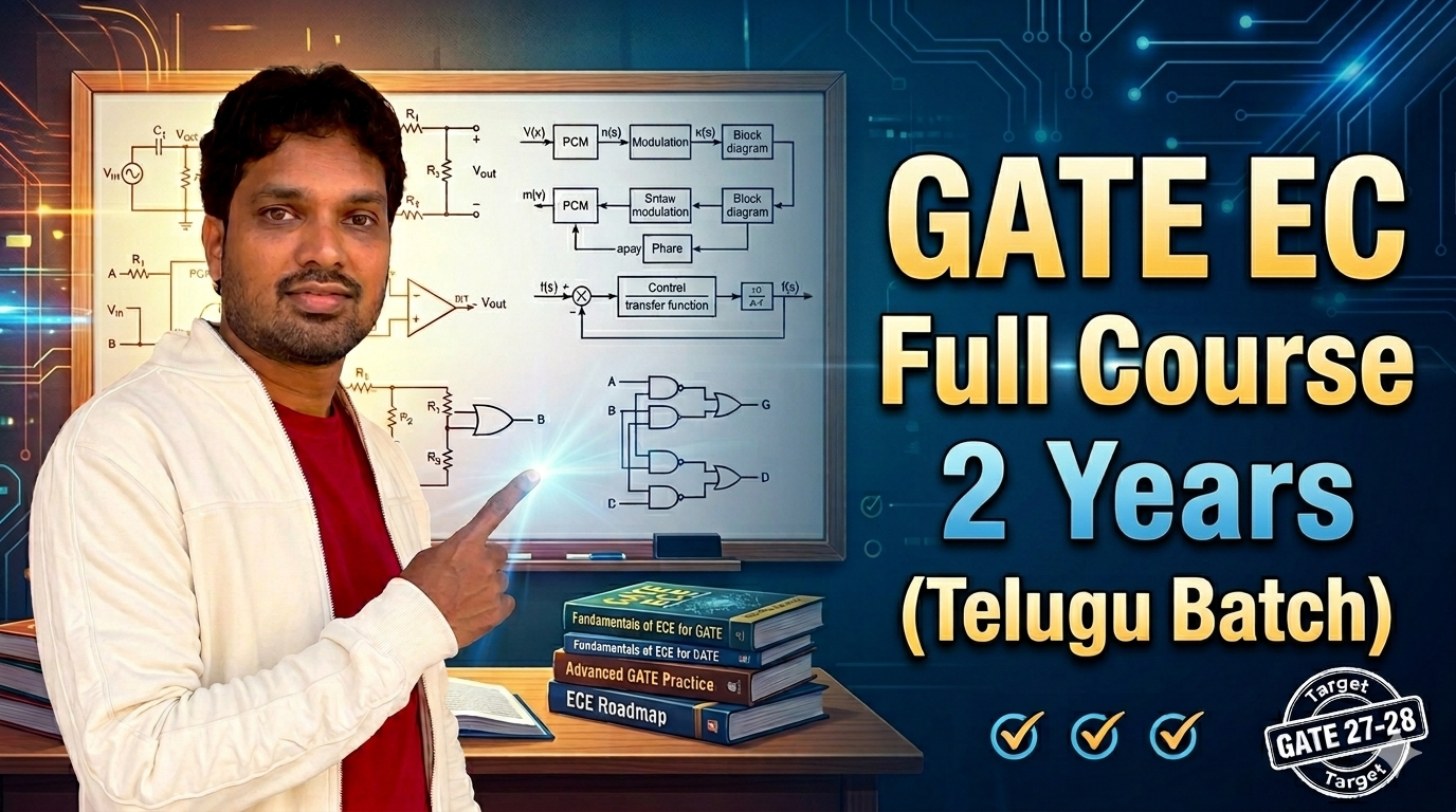 GATE EC 2 years Telugu