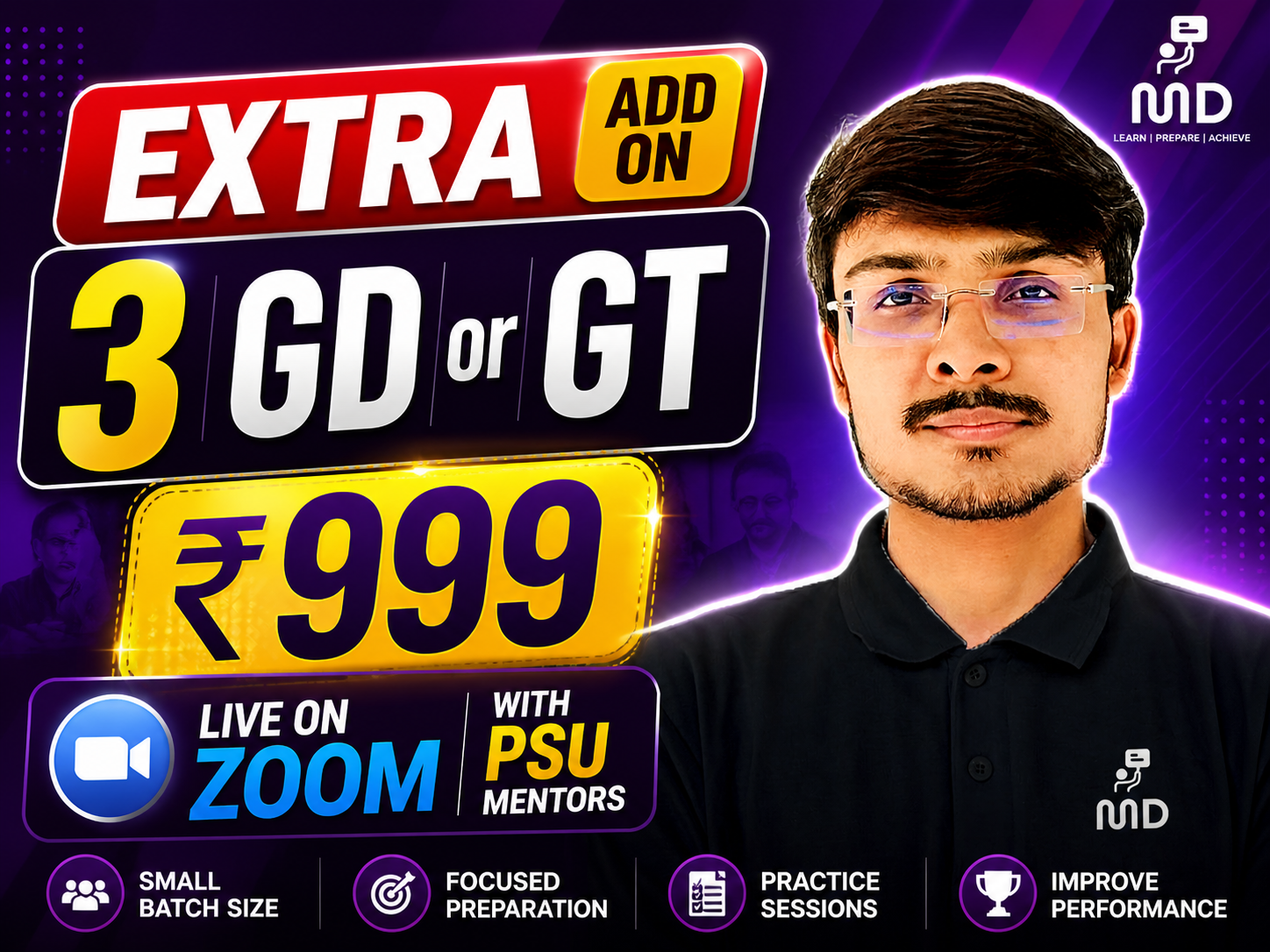 Pay Extra for 3 GD or GT or Case Study