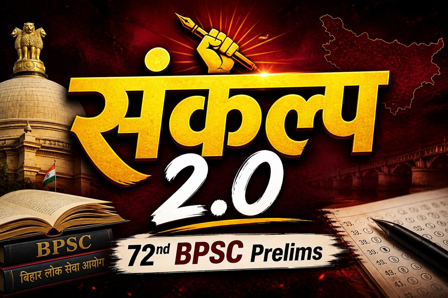 Sankalp Batch - 72nd BPSC: Mentorship + Test Series Programe 2.0